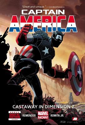 Book cover for Captain America - Volume 1: Cast Away In Dimension Z Book 1 (marvel Now)