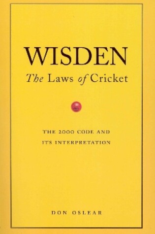 Cover of Wisden's The Laws Of Cricket