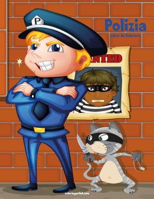 Cover of Polizia Libro da Colorare 1