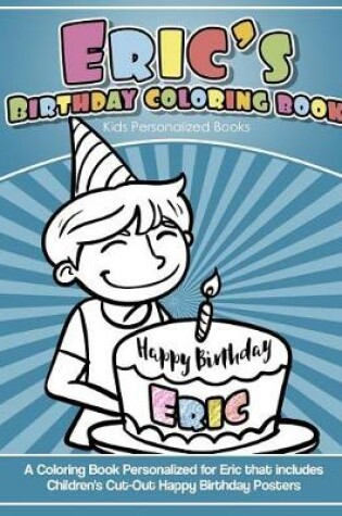 Cover of Eric's Birthday Coloring Book Kids Personalized Books