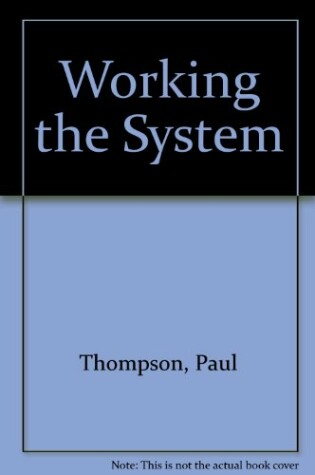 Cover of Working the System