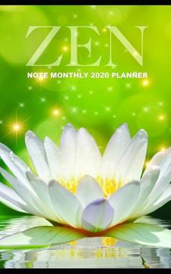 Book cover for Zen Note Monthly 2020 Planner 12 Month Calendar