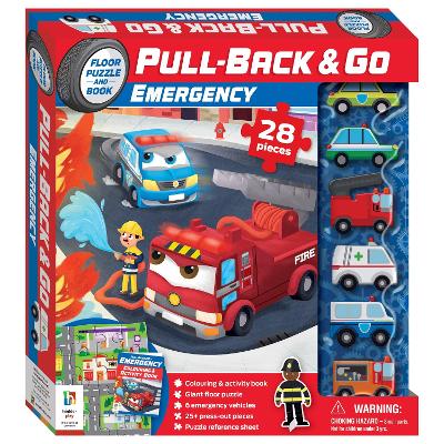 Book cover for Pull Back & Go: Emergency Vehicles