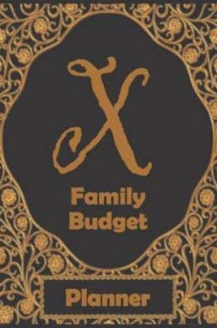 Cover of X Family Budget Planner