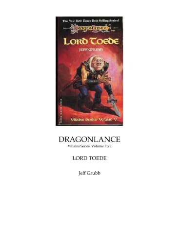 Cover of Lord Toede