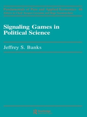 Book cover for Signaling Games in Political Science