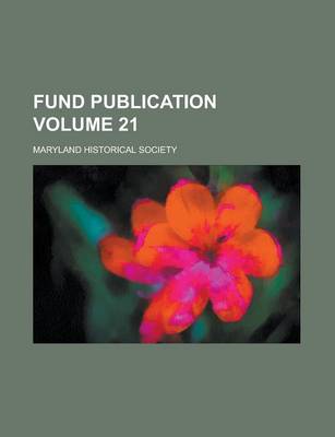 Book cover for Fund Publication Volume 21