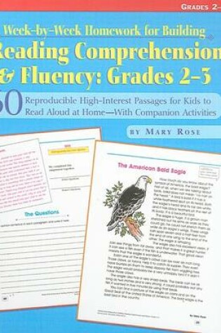 Cover of Week-By-Week Homework for Building Reading Comprehension and Fluency