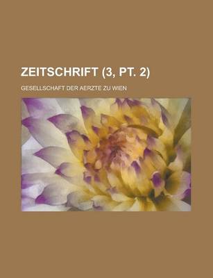 Book cover for Zeitschrift (3, PT. 2)