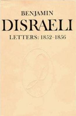 Cover of Benjamin Disraeli Letters