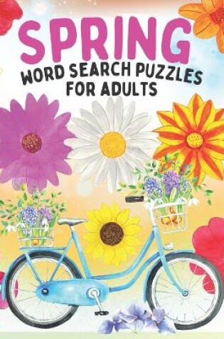 Cover of Spring Word Search Puzzles for Adults