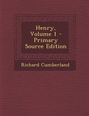 Book cover for Henry, Volume 1 - Primary Source Edition