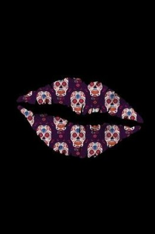 Cover of Kiss Mark Lips Purple Skulls Halloween