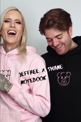 Book cover for Jeffree Star x Shane Dawson Collab wide ruled personal journal for women, men, teens and young adults
