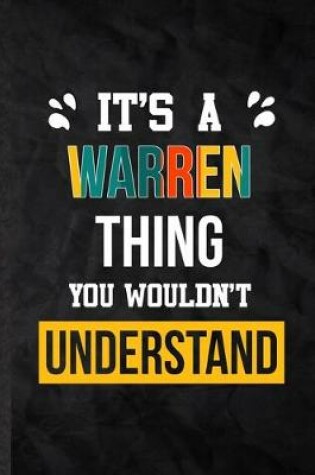 Cover of It's a Warren Thing You Wouldn't Understand