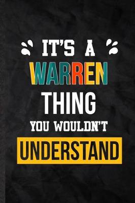 Book cover for It's a Warren Thing You Wouldn't Understand