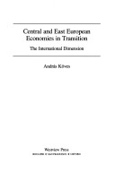 Book cover for Central And East European Economies In Transition