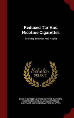 Book cover for Reduced Tar and Nicotine Cigarettes