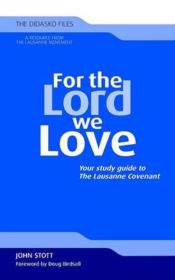 Book cover for For the Lord We Love