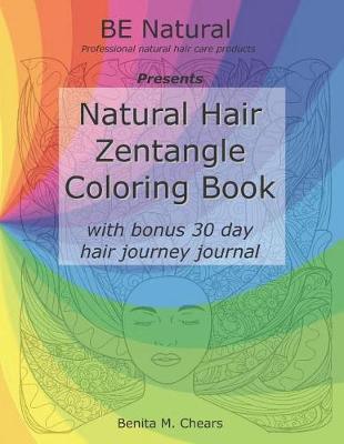 Book cover for Natural Hair Zentangle Coloring Book