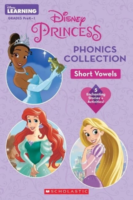Cover of Disney Princess: Phonics Collection Short Vowels (Disney Learning)