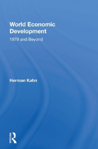 Cover of World Economic Development