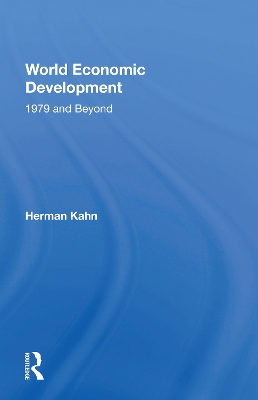 Book cover for World Economic Development