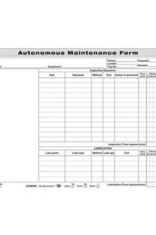 Cover of Autonomous Maintenance Form