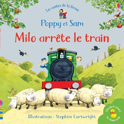 Book cover for Milo arrête le train