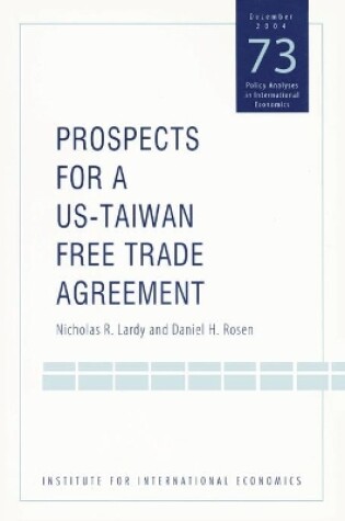 Cover of Prospects for a US–Taiwan Free Trade Agreement