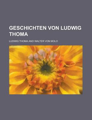 Book cover for Geschichten Von Ludwig Thoma