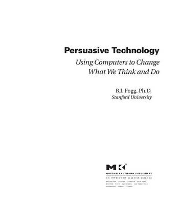 Cover of Persuasive Technology