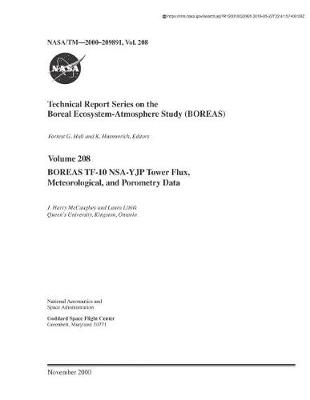 Book cover for Boreas Tf-10 Nsa-Yjp Tower Flux, Meteorological, and Porometry Data