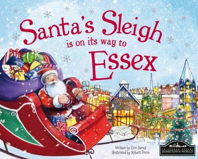 Book cover for Santa's Sleigh is on its Way to Essex