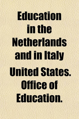 Book cover for Education in the Netherlands and in Italy