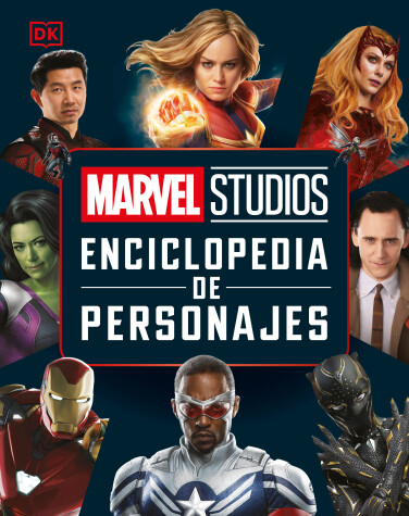 Book cover for Marvel Studios Enciclopedia de personajes (Character Encyclopedia)