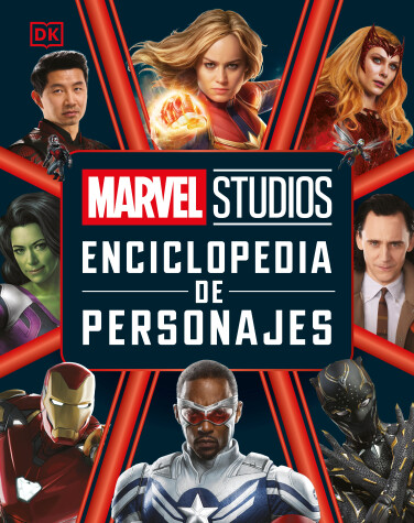 Book cover for Marvel Studios Enciclopedia de personajes (Character Encyclopedia)