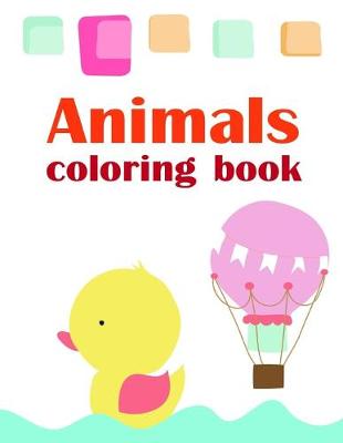 Book cover for Animals coloring book