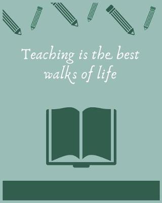 Cover of Teaching is the best walks of life