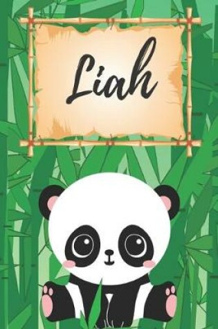 Cover of personalisiertes Notizbuch Panda / Malbuch / Kritzelbuch / Tagebuch / Journal / Notizheft / DIN A5 / Geschenke Liah