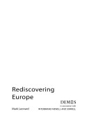 Book cover for Rediscovering Europe