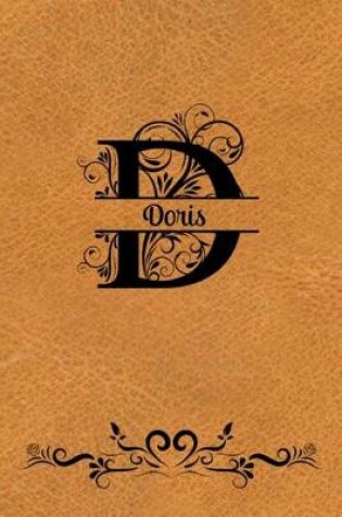 Cover of Split Letter Personalized Name Journal - Doris