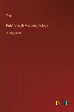 Cover of Publi Vergili Maronis