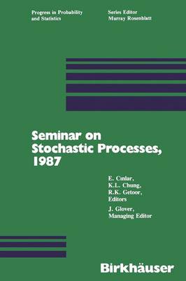 Cover of Seminar on Stochastic Processes, 1987