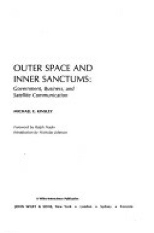 Cover of Outer Space and Inner Sanctums