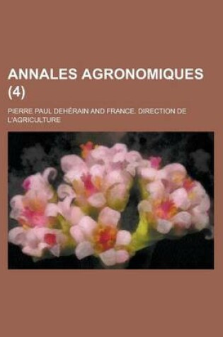 Cover of Annales Agronomiques (4 )