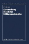 Book cover for Aktienmarketing in deutschen Publikumsgesellschaften