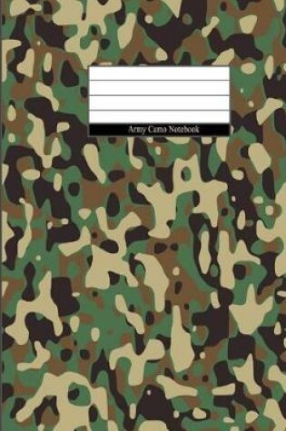 Cover of Army Camo Notebook