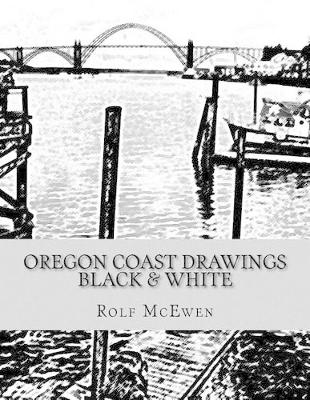 Book cover for Oregon Coast Drawings -- Black & White