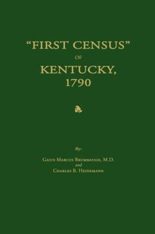 Cover of First Census of Kentucky, 1790